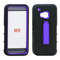 HTC One M9 Armor Hybrid Stand Case (Purple) HTC One M9 Armor Hybrid Stand Case (Purple)